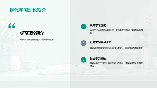 学习效率提升报告PPT模板