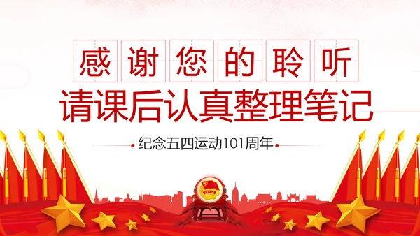 弘扬五四精神做新时代合格共青团员PPT模板