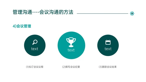 绿色简约商务管理学沟通培训PPT课件沟通技巧