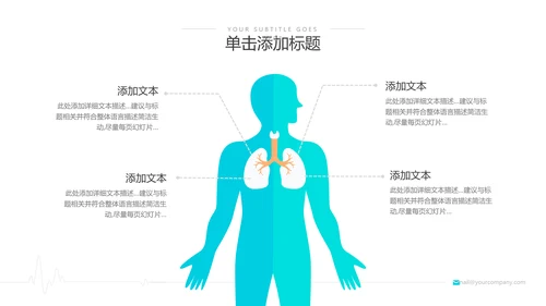 精美欧美风医疗医学工作汇报医院宣传PPT模板