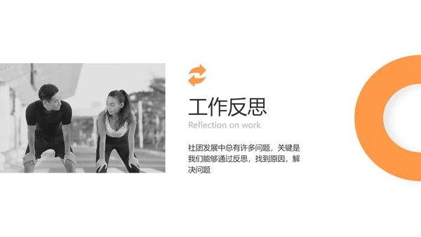 简约风黄色校园社团汇报PPT