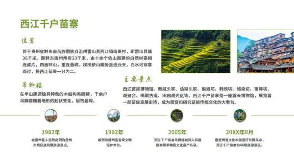 贵州文旅宣传旅游通用PPT模板