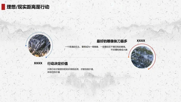 心不变就能成功心路历程PPT课件模板