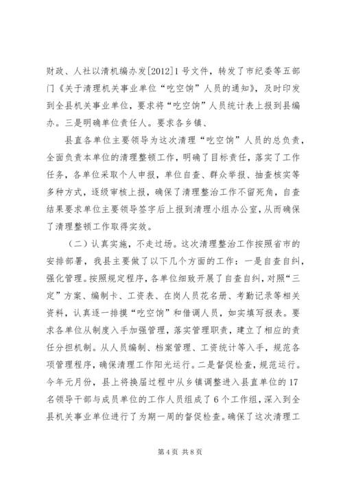 篇一：关于“吃空饷”问题自查报告.docx