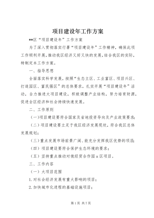 项目建设年工作方案 (4).docx