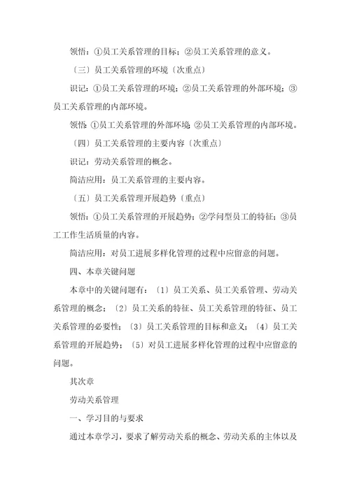 江苏自考30466员工关系管理