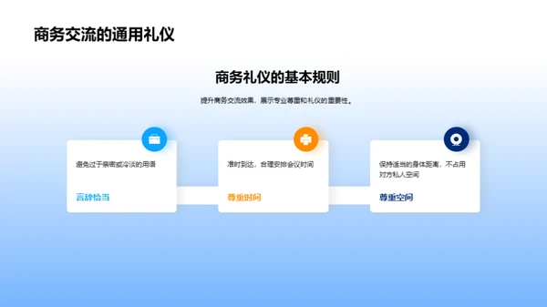 化学商务礼仪精要