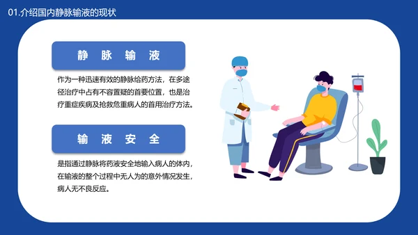医学院临床护理静脉输液安全问题PPT模板