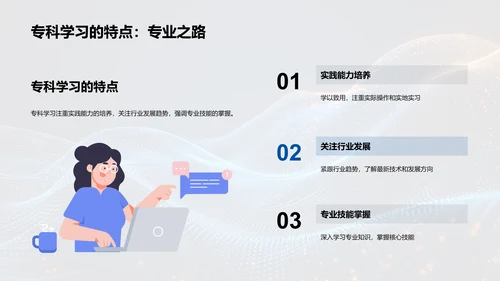 专科学习解析PPT模板