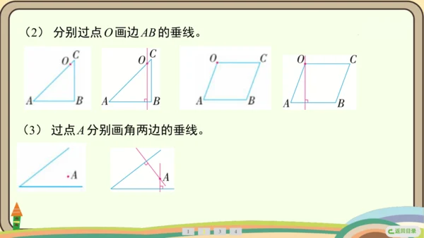 人教版数学四年级上册5.2 画垂线  点到直线的距离课件(共27张PPT)