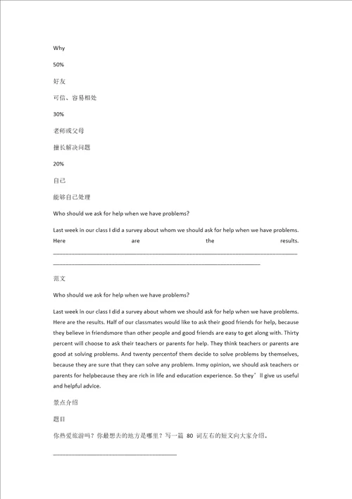2023年中考英语押题作文