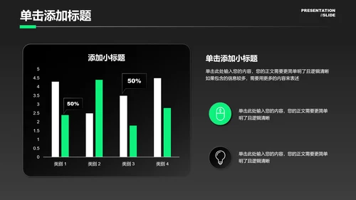 绿色科技风新能源行业通用PPT演示模板