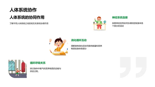 解剖学教学提升PPT模板