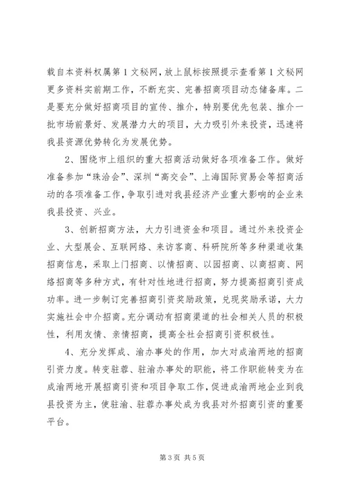 县招商引资工作情况汇报 (16).docx