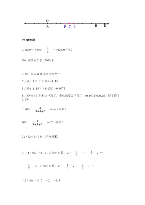 小学六年级下册数学期末卷【培优a卷】.docx