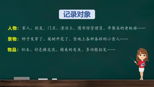 统编版语文三年级上册 第二单元习作： 写日记课件