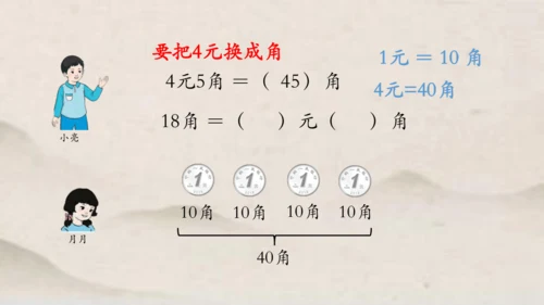 人教版一年级下册数学人民币的简单计算 课件(共27张PPT)
