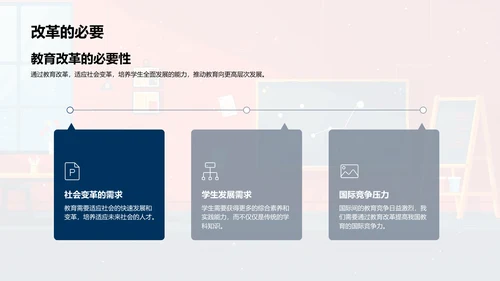 教育改革实施策略PPT模板