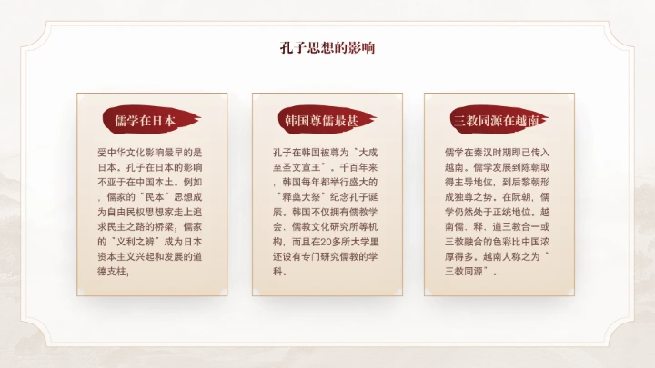 中国风历史人物介绍国学文化孔子介绍