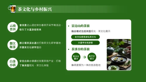 茶文化采茶旅游PPT模板_采茶之旅与文化体验报告PPT模板