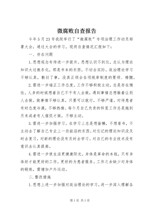 微腐败自查报告 (3).docx