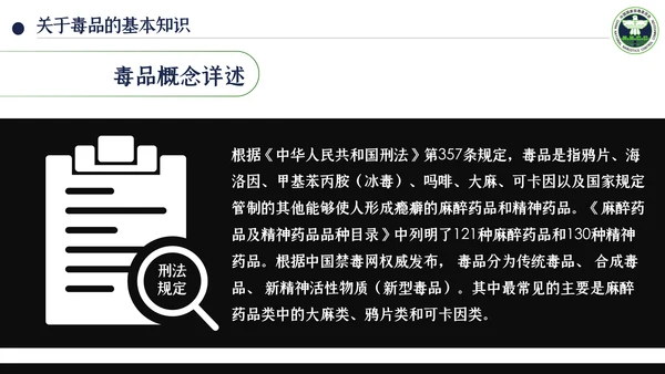 国际禁毒日珍爱生命远离禁毒教育知识PPT模板