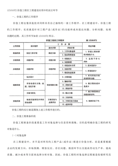价值工程在工程建设中的应用.docx