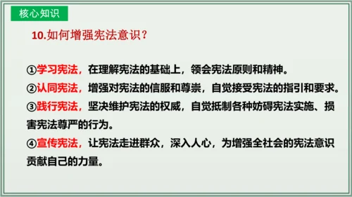 《讲·记·练高效复习》 第一单元 坚持宪法至上 八年级道德与法治下册 课件(共30张PPT)