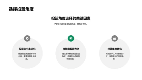 数学解析体育运动PPT模板