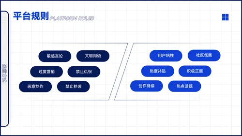 简约扁平蓝色自媒体运营培训PPT模板