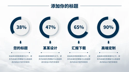 深蓝色医学医疗生物基因PPT模板