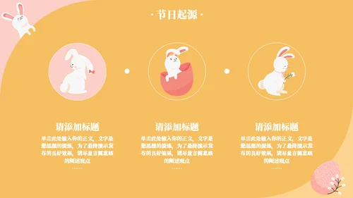 重生日小兔子彩蛋通用ppt模板