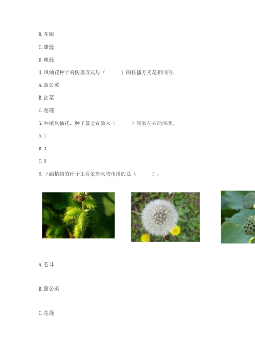 教科版科学四年级下册第一单元《植物的生长变化》测试卷精品（a卷）.docx