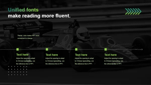 绿色赛事研究之F1方程式赛车赛事介绍PPT素材