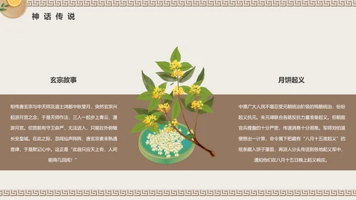 中国风传统中秋佳节PPT教学课件