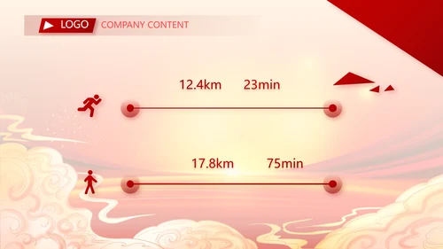 红色喜庆开业典礼盛大开业典礼PPT
