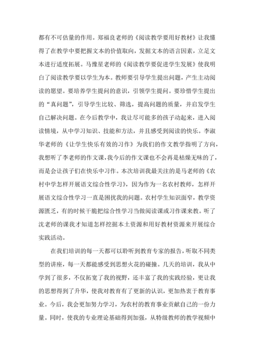 初中语文国培心得体会.docx