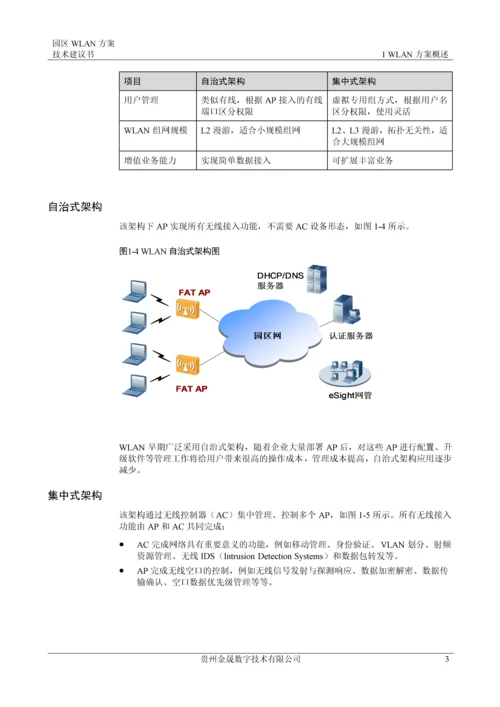园区WLAN方案技术建议书.docx