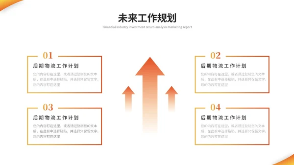 简约商务国际物流海运物流工作总结工作汇报ppt模板
