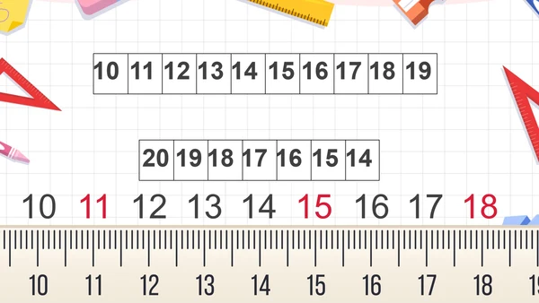 人教版一年级数学11-20各数的认识课件PPT模板