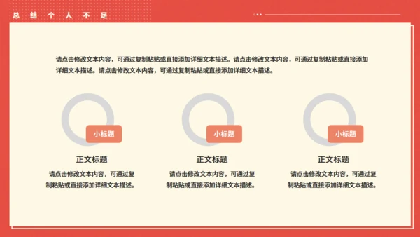 橙红色员工职级晋升岗位竞聘述职报告通用PPT模板