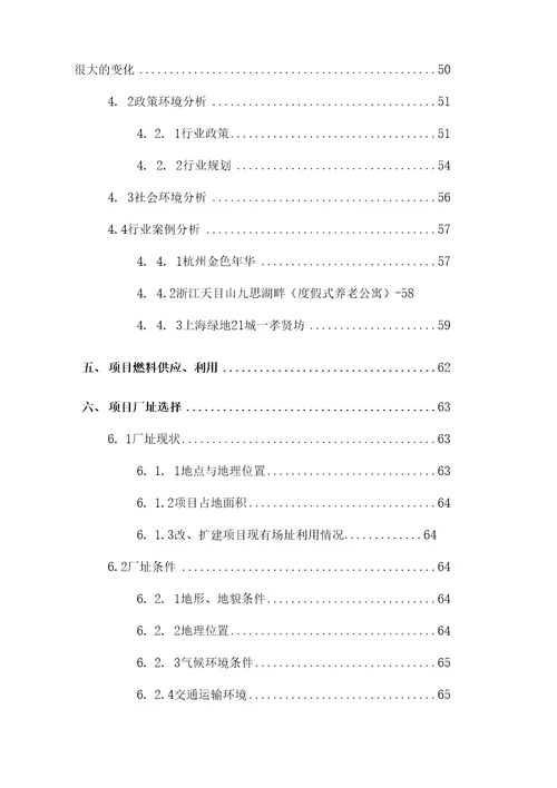 养老服务机构项目可行性研究报告