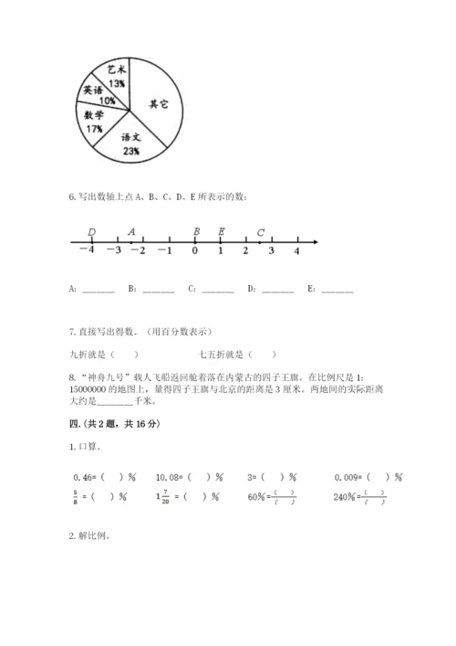 河北省【小升初】2023年小升初数学试卷【精选题】.docx