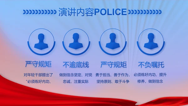 绿色大气公安年终工作总结计划PPT