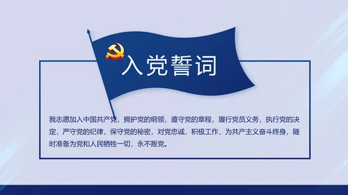 蓝色党支部年终总结述职报告学习教育动态PPT