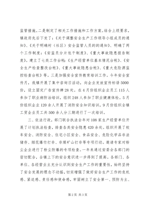 乡镇安监站年度工作总结.docx