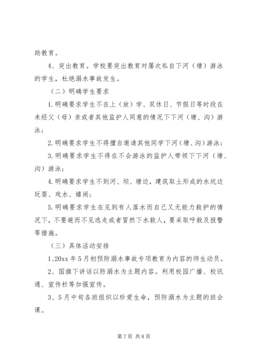 防溺水安全工作计划范文 (2).docx