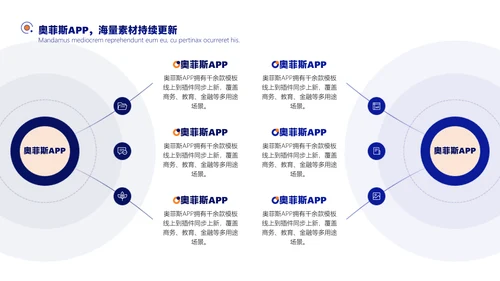 深蓝色简约风企业工作汇报