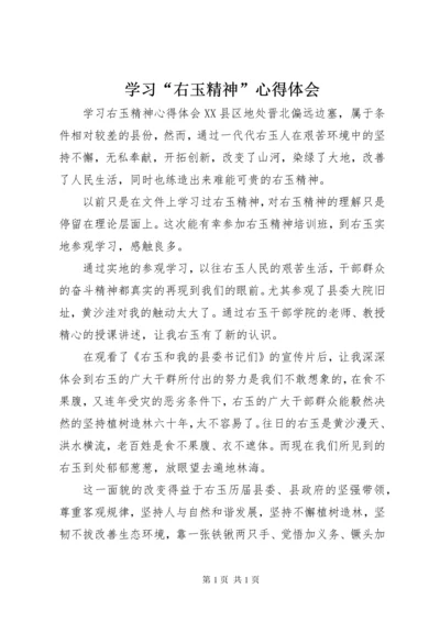 学习“右玉精神”心得体会 (2).docx