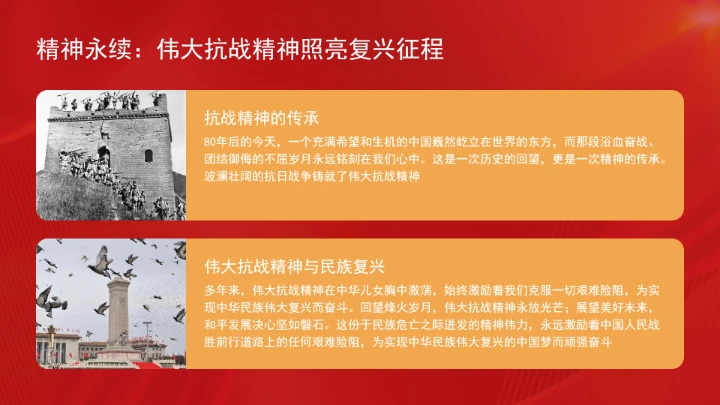 往事回顾致敬抗日战争胜利80周年ppt课件